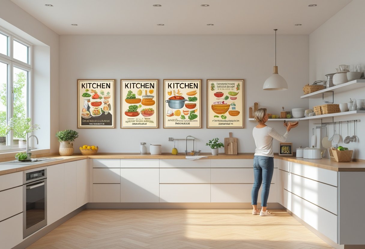 Sådan skaber du et stilfuldt køkken med plakater til køkkenet og smarte opbevaringsløsninger