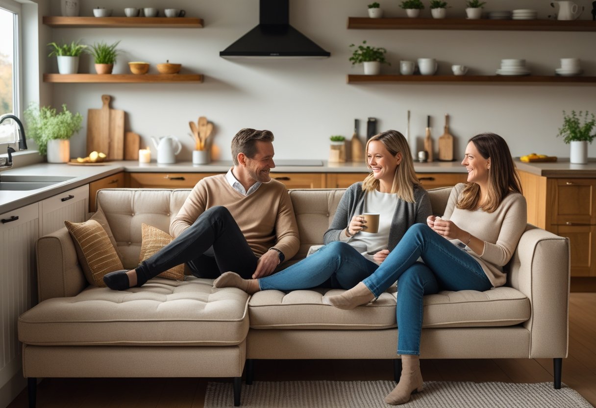 Sådan skaber du hygge i køkkenet med en 3 personers sofa inspiration